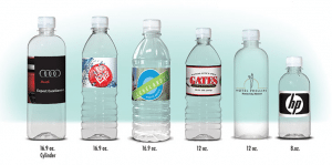 Bottled Water Custom Labeling Street team promotion distribution sizes