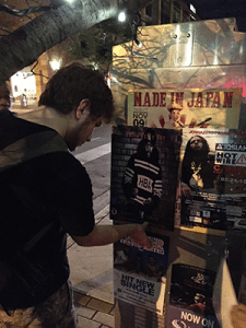 Street team Poster postering posting distribution promo wagon