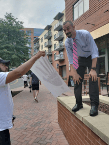 DC Flyering posting Crew Street Team Services