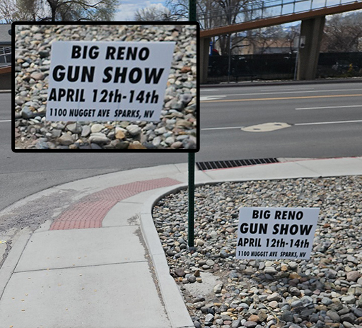 Yard Sign Placement Distribution Service Reno Nevada